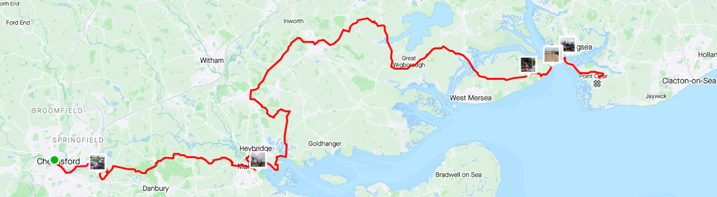 Strava Map Day 1